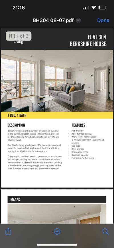 1 bed spacious flat with balcony  Main Photo