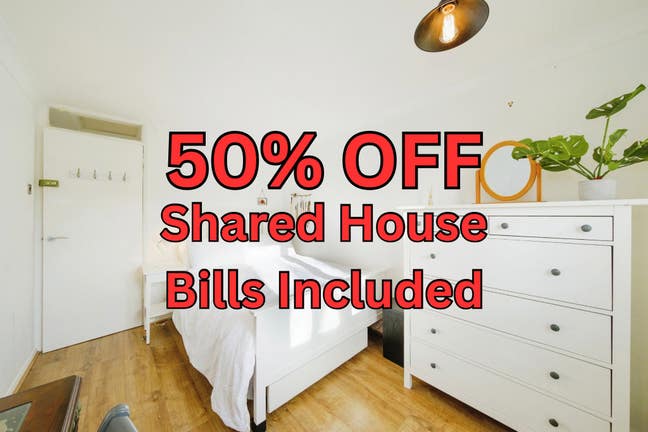 First Month 50% Off - Shared House, Bills Included Main Photo