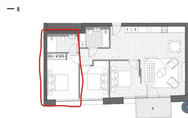 En-suite room in stunning 3B2B apartment Main Photo