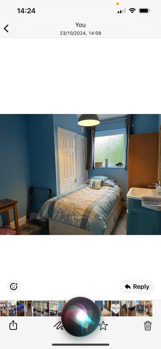 Single furnished bedroom, with wash hand basin .  Main Photo