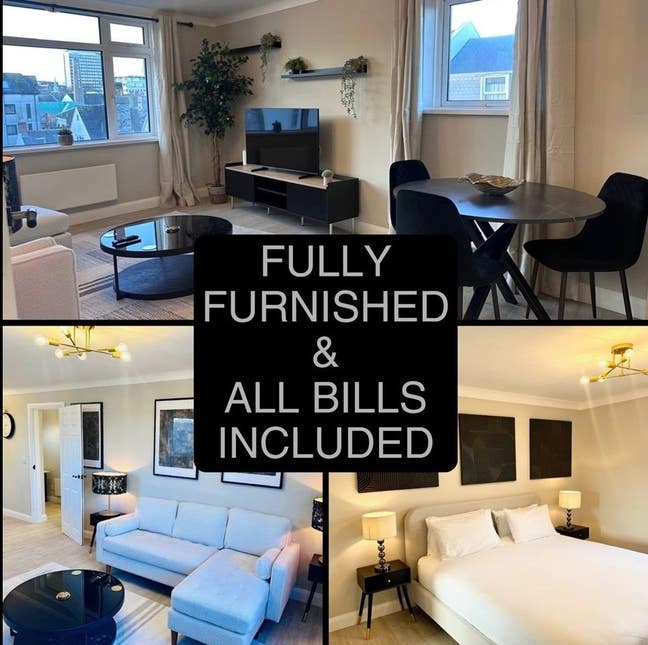 One bed flat, furnished, bills inclu, free parking Main Photo