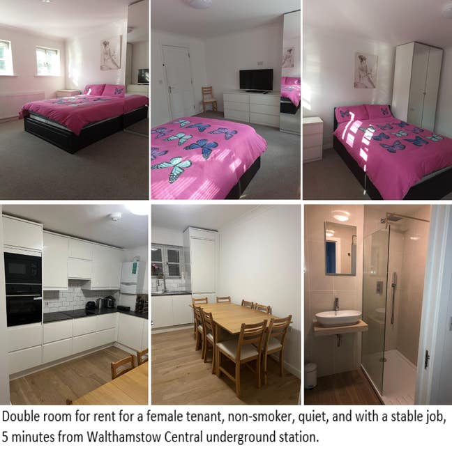 Double room Walthamstow £950/month - female only Main Photo