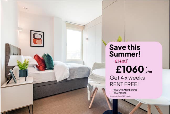Get 4 x weeks RENT FREE - Hounslow Studio Main Photo