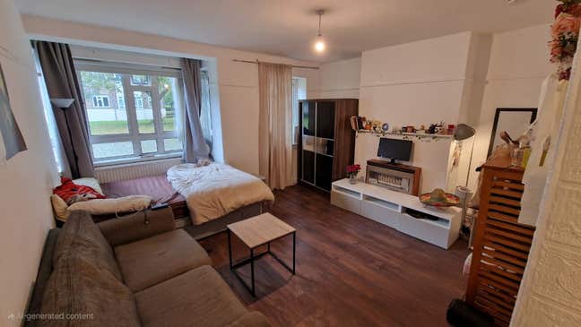Extra large double room in Clapham - Females only! Main Photo