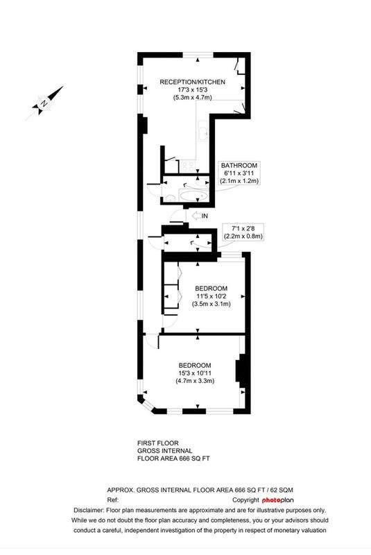 Two bedroom flat in Belsize Park Main Photo