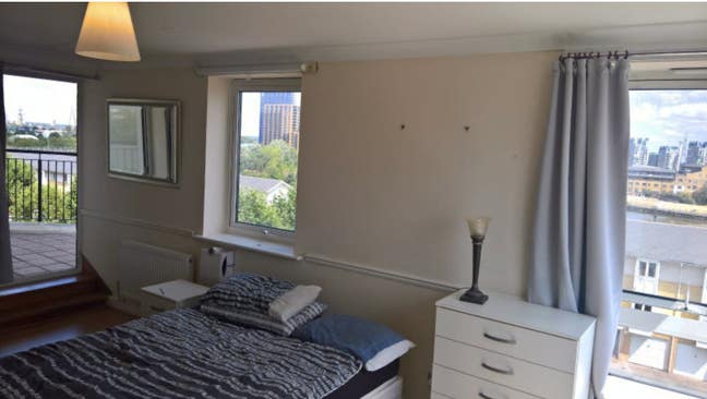 Huge Dbl Room/Canary Wharf/ All Included / Balcony Main Photo