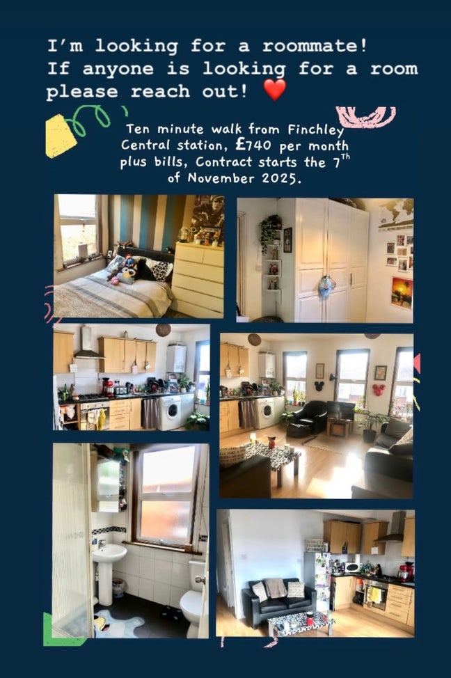 Lovely Room in Finchley Central in a creative home Main Photo