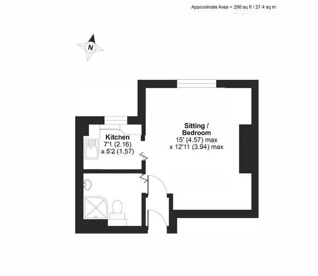 Unique Studio Flat in central Reading Main Photo