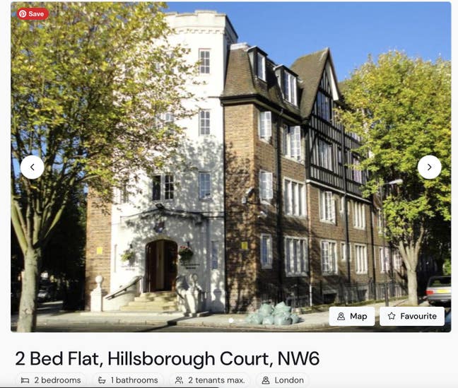 2 Bed Flat near Kilburn Park bill inc. Gas/Heating Main Photo