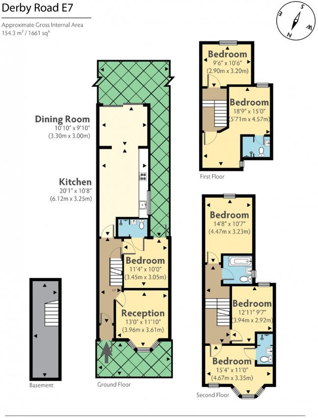 Modern Double Rooms to Let – Derby Road, E7 Main Photo