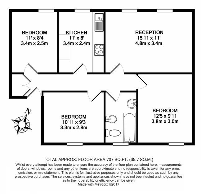 A three bedroom flat on Wandsworth Road  Main Photo