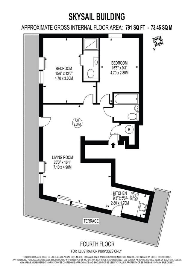 Large Double Room in Penthouse Apartment Main Photo