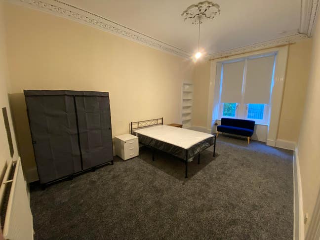 Large Double Room in Glasgow's West End Main Photo