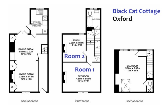 Black cat cottage, Oxford Main Photo