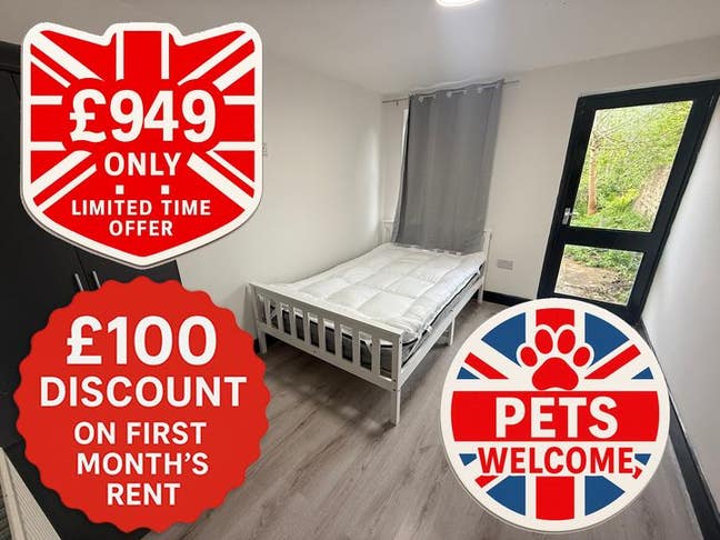 1-Bed Studio Flat Private Garden - Pets Welcome Main Photo