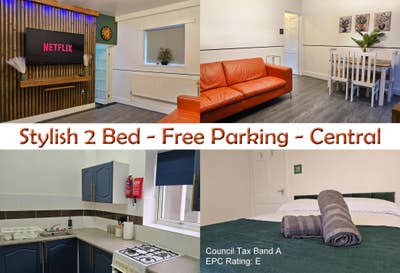 Entire Stylish House with Free Parking Main Photo