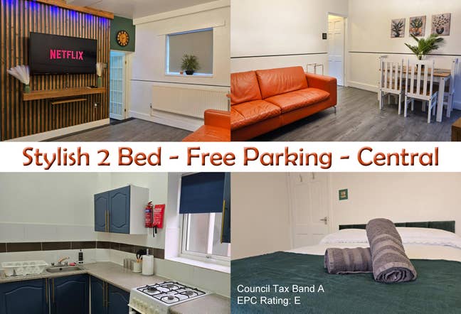 Entire Stylish House with Free Parking Main Photo