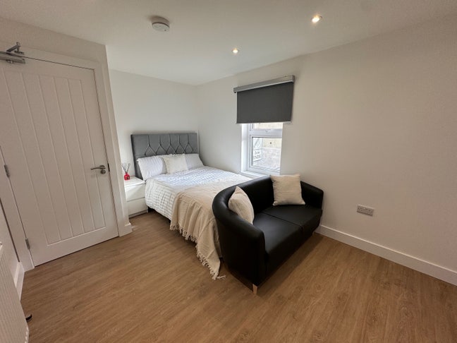 Huge room in newly developed house with sofa. Main Photo