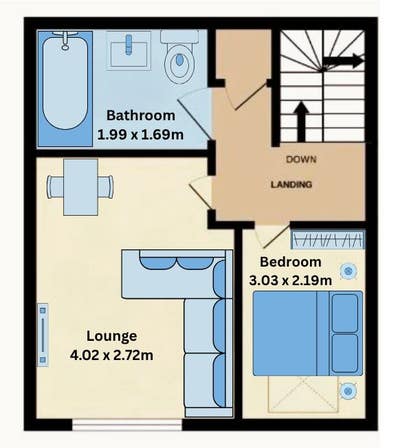Spacious Top Floor Mini Flat –Bills & Parking Inc Main Photo