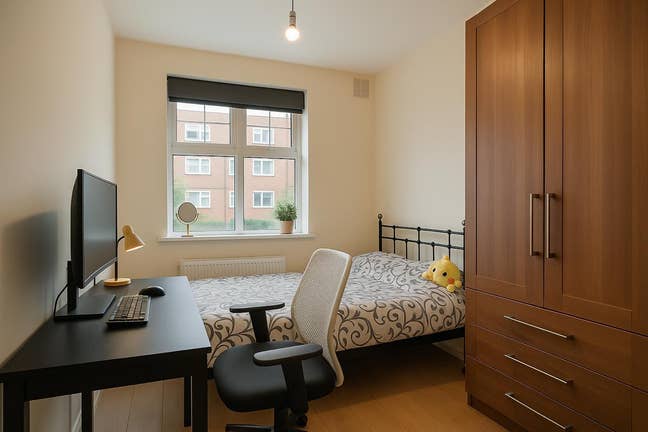 Bright and cozy double room minutes away from tube Main Photo