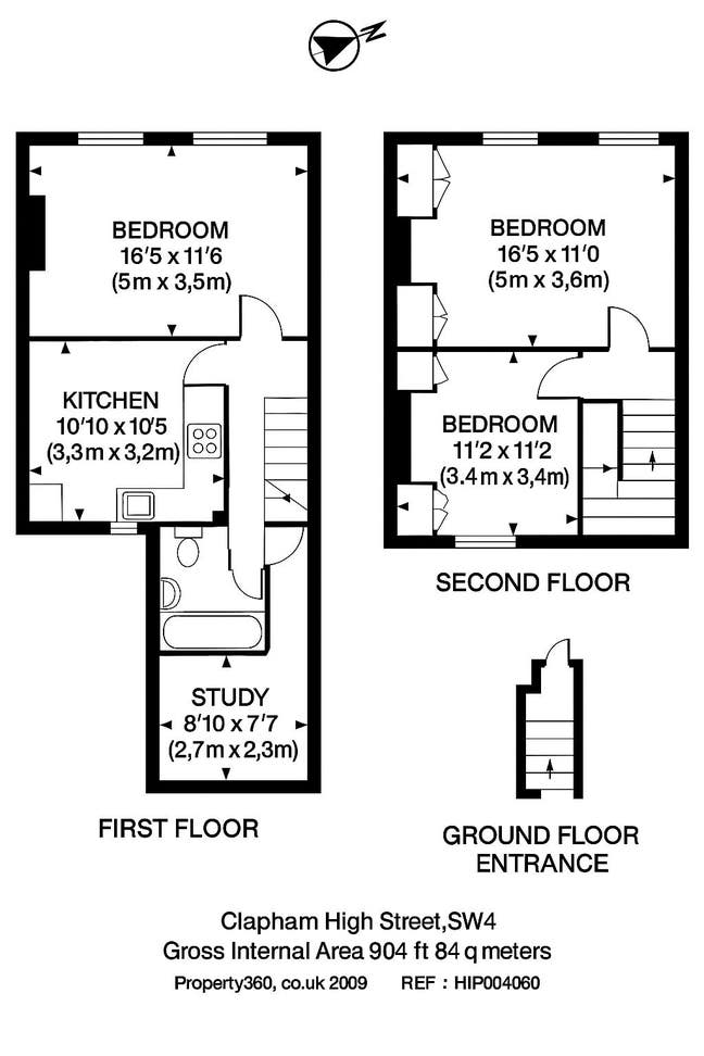 3-Bed Flat – Room on Clapham High Street Main Photo