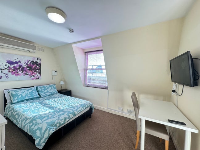 Bright Double Studio with AC & Full Kitchen Main Photo