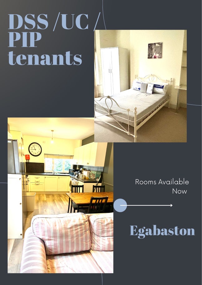 🏡Egabaston B16 Dss/Universal Credit/ Pip Tenants  Main Photo