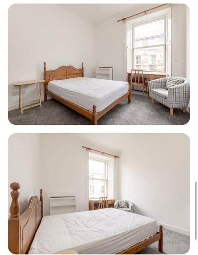 Large, bright double room in Marchmont available Main Photo