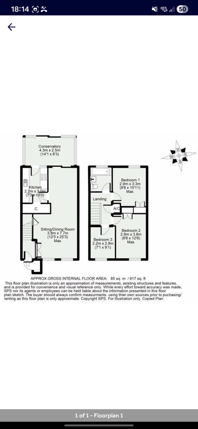 Single room to let Kidlington Main Photo