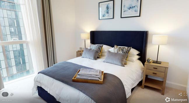 1 Modern Double Bed Available - Canary Wharf Main Photo