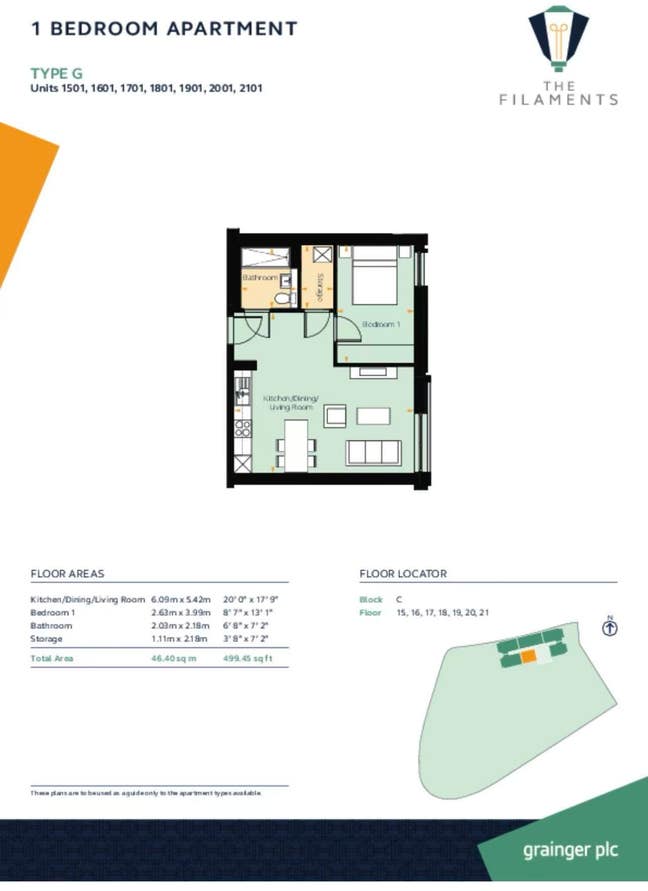 1Bed Furnished Apartment Sublease Main Photo