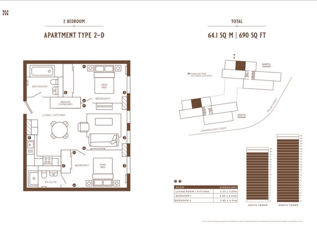 2 Bed Apartment Available in New Vic Main Photo
