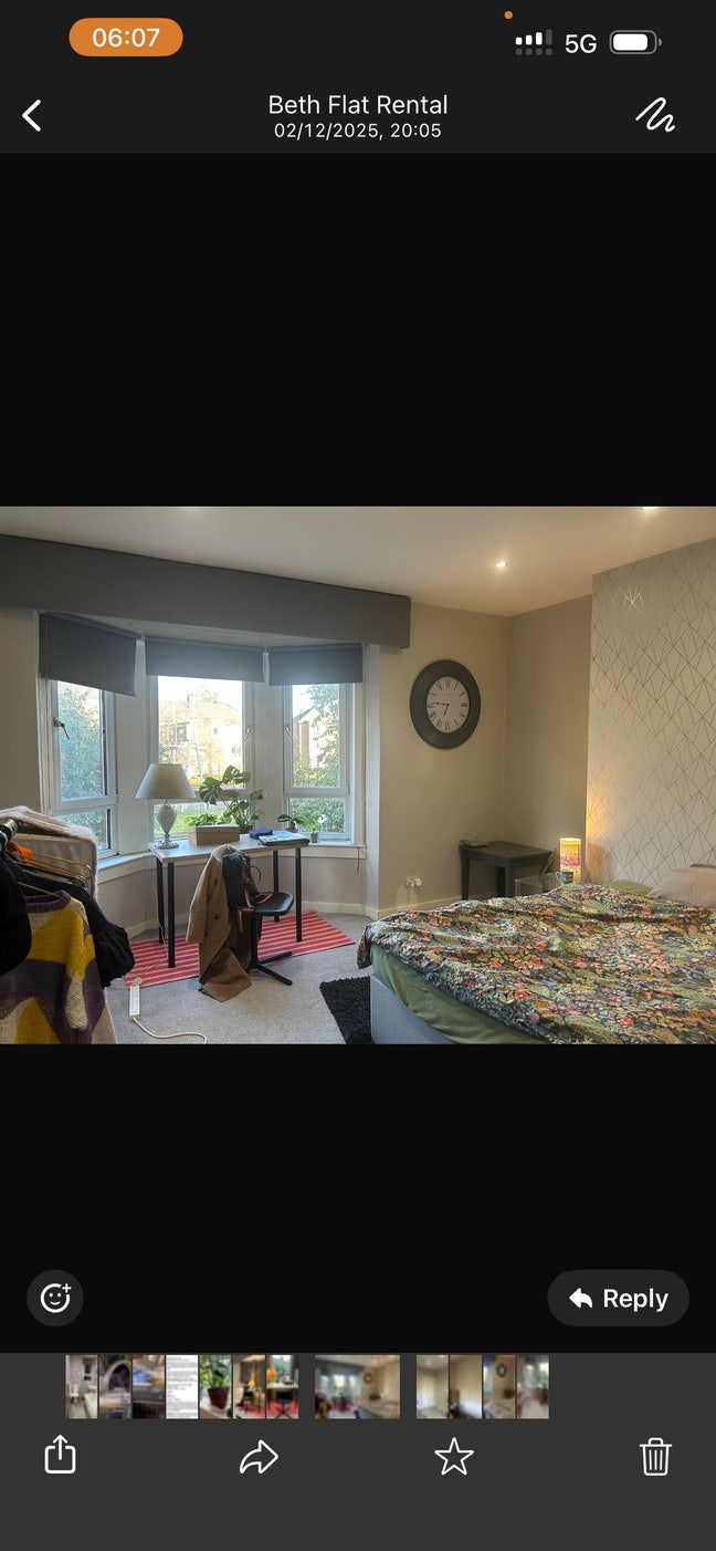 Bright Room In New West End Flat. Bills Included Main Photo