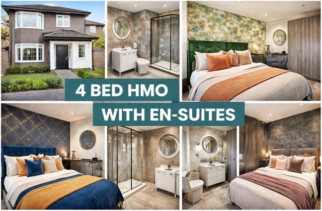 Luxury Double En-Suite Rooms in Brand New 4-Bed HM Main Photo