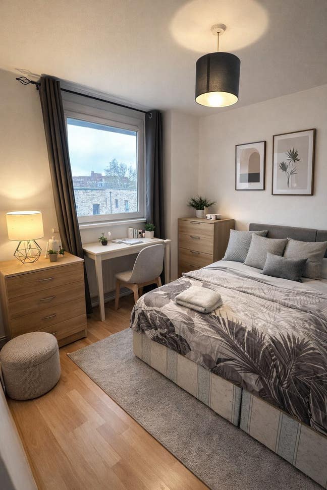 / Double Room in Private Buidling in Hyde Park Main Photo