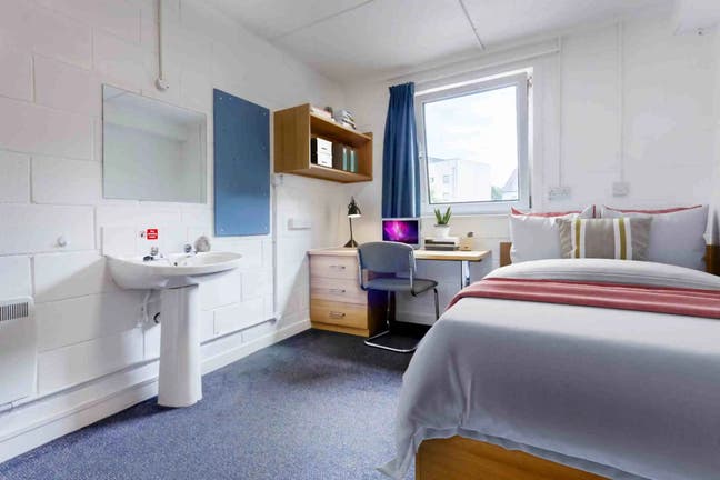 Double Bedroom in student accommodation  Main Photo
