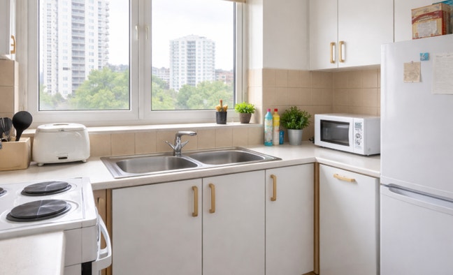 Large Double Room in Spacious 2-Bed Flat with Balc Main Photo