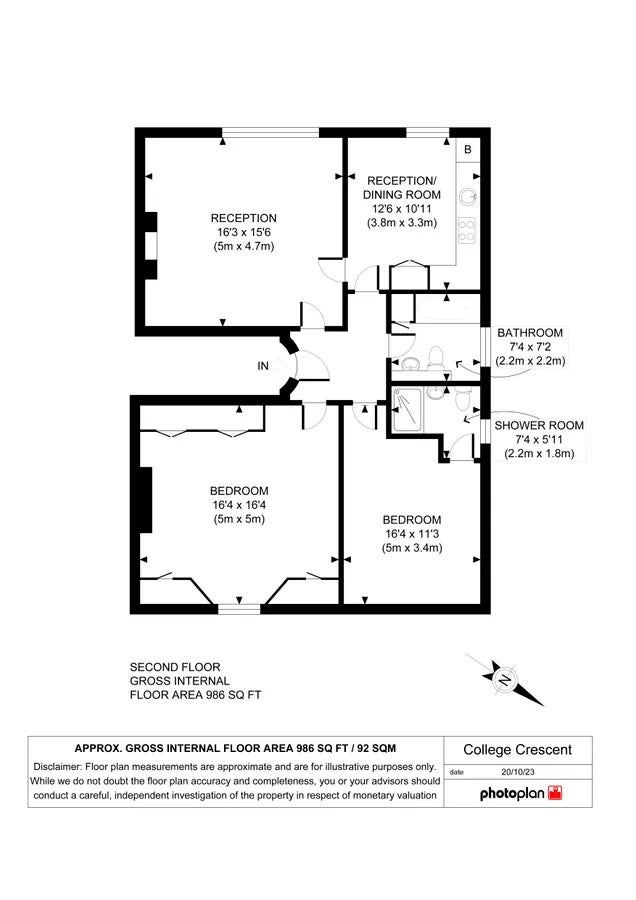Spacious Ensuite Room in 2-Bed Flat -Swiss Cottage Main Photo