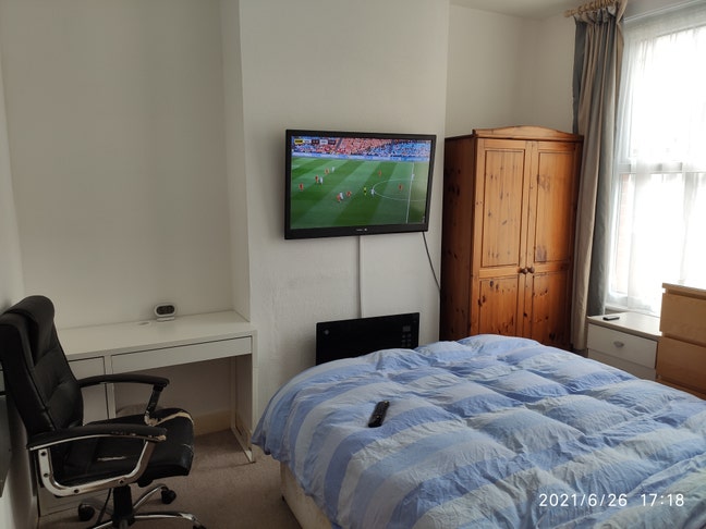 Quiet King Size Room Central Southend Own 50" Tv Main Photo