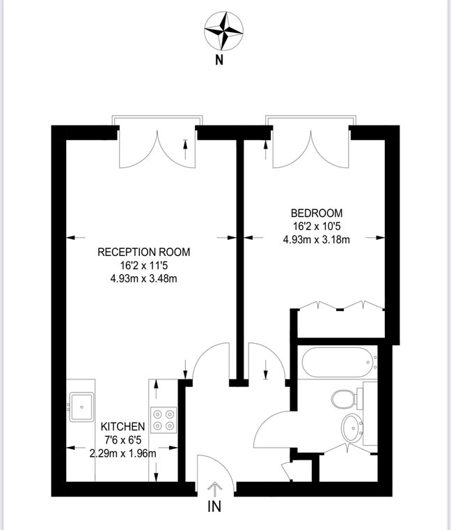 One Bed Flat - Riverside, Gym, Pool, Concierge  Main Photo