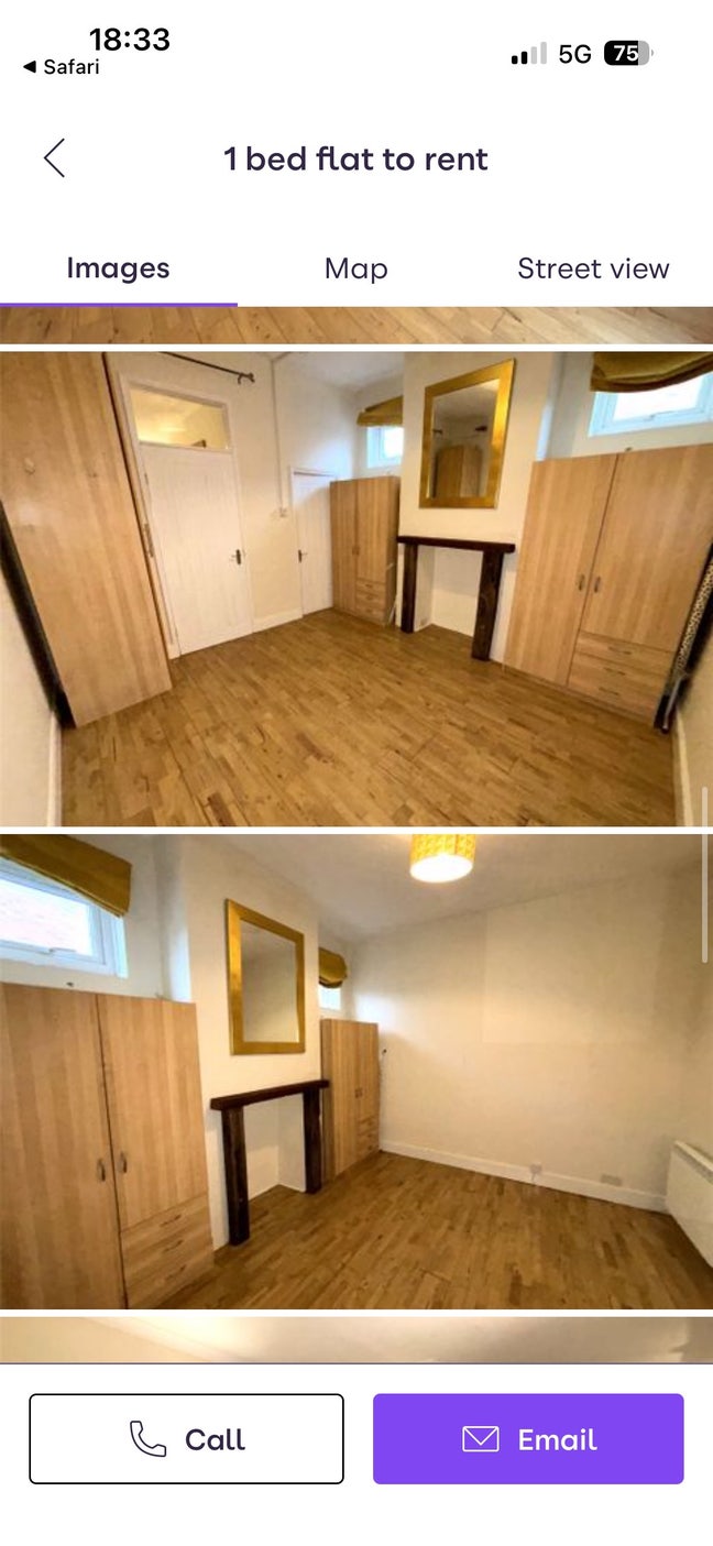 One bed ground floor flat with garden Main Photo