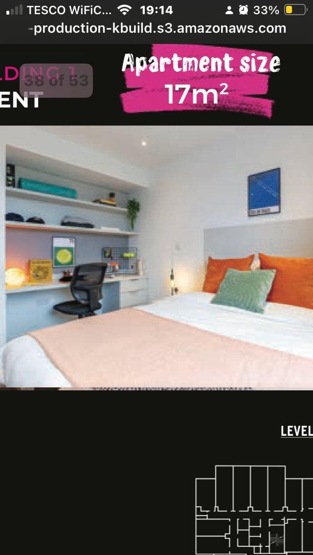 1 bed apartment ,shared kitchen  Main Photo