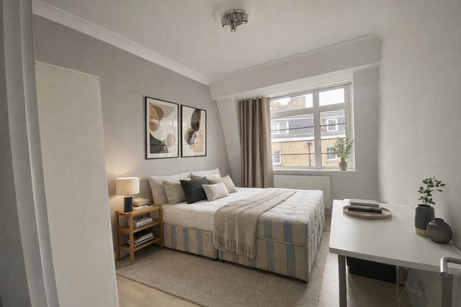 Bright Double Room 5 Min from Oxford Street Main Photo