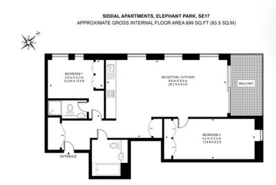 84sq m shared flat [new build - elephant park] Main Photo