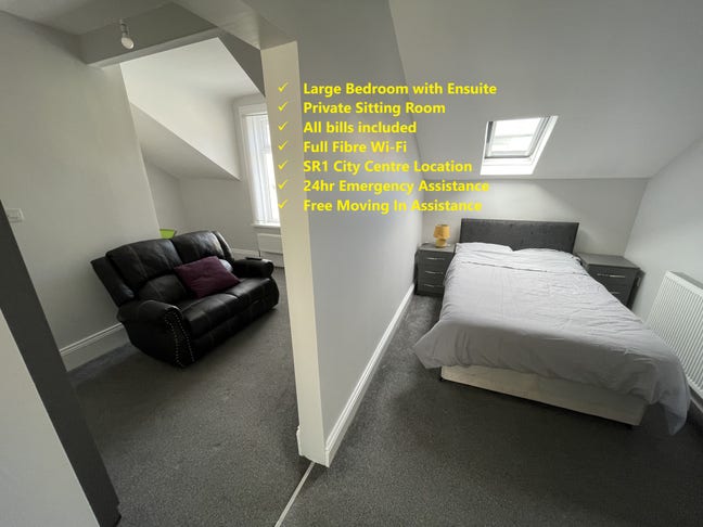 Large Ensuite Bedroom + Private Lounge, inc Bills Main Photo