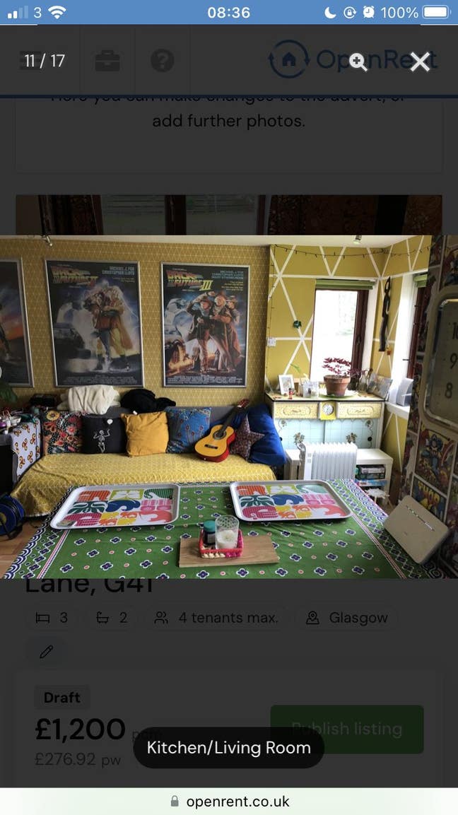 2 rooms available in 3 bed flat Main Photo