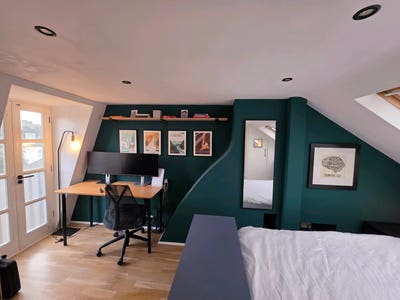 Double ensuite attic room in sociable Fulham flat Main Photo