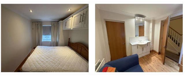 Lovely room with wardrobes, basin & sofa Main Photo