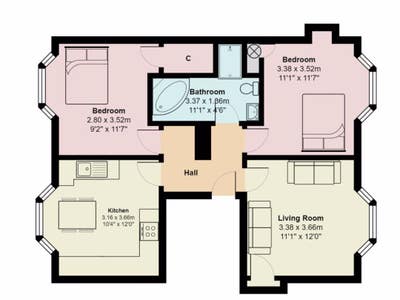 Two bed flat - Erskine street Main Photo