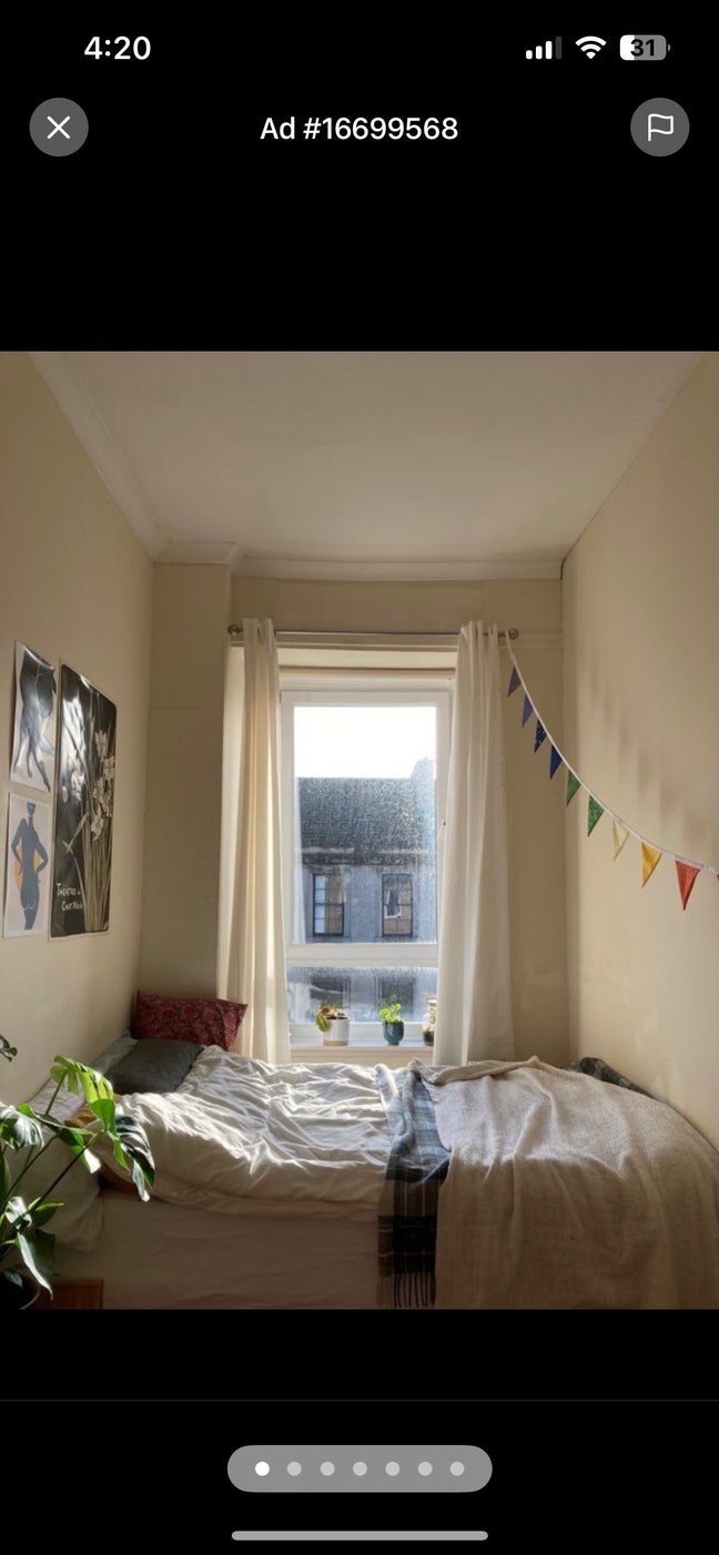 Sunny Double Room in Glasgow West End  Main Photo